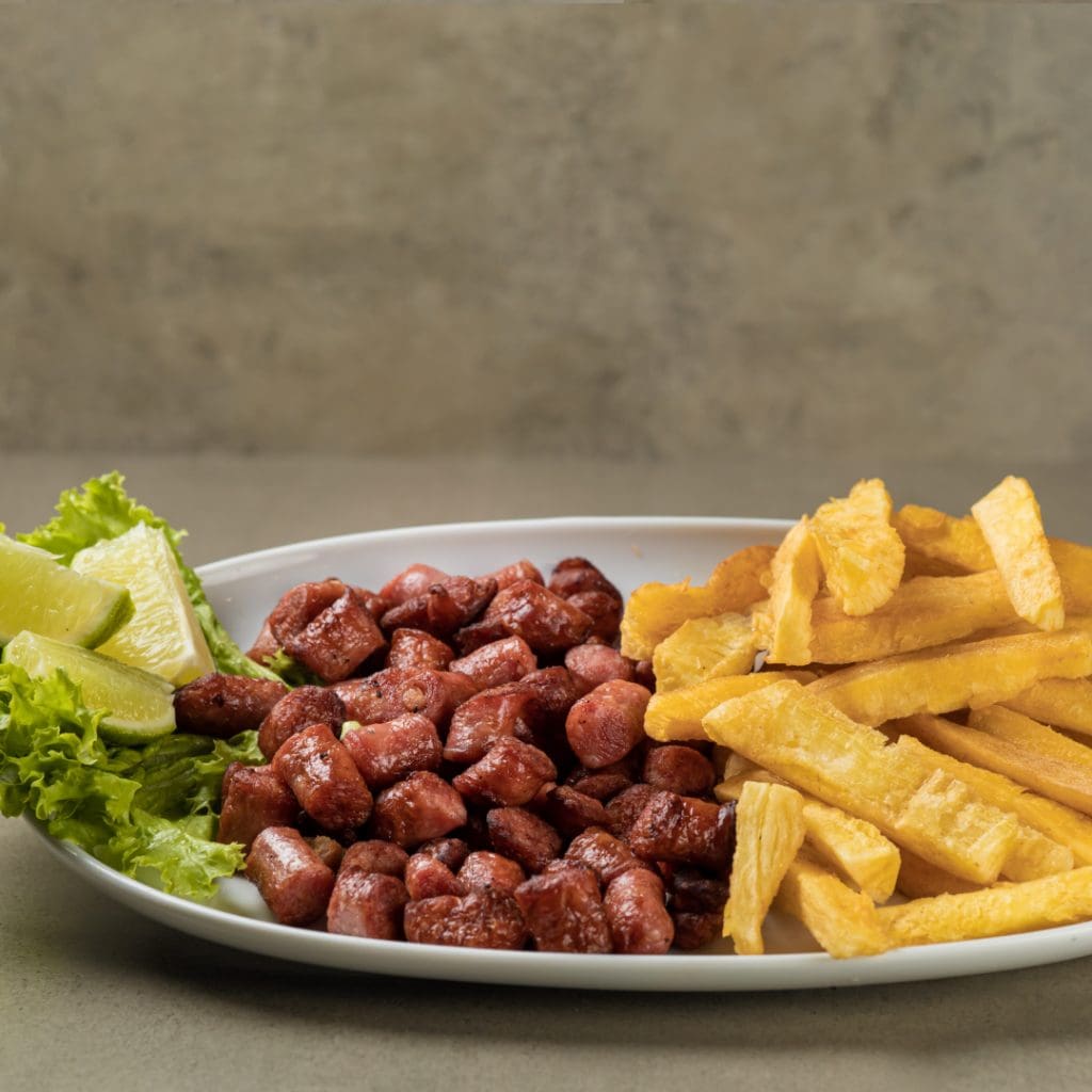 Linguiça Com Fritas